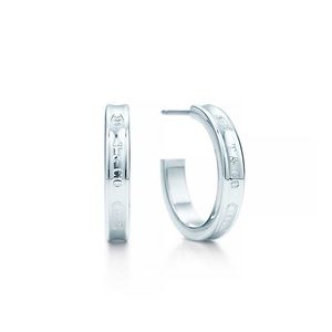 Tiffany & Co. 925 Sterling Silver Hoop Earrings